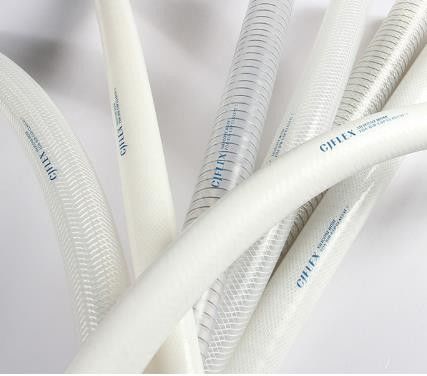 50m/Roll Double Polyester Fiber Braid Reinforced Silicone Hose 3/16 Id Silicone Tubing