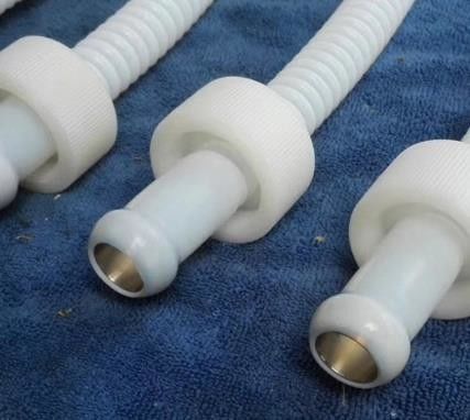Anticorrosion 1.5mm thick 16~32mm  Lined Hose For PCB Etching Machine