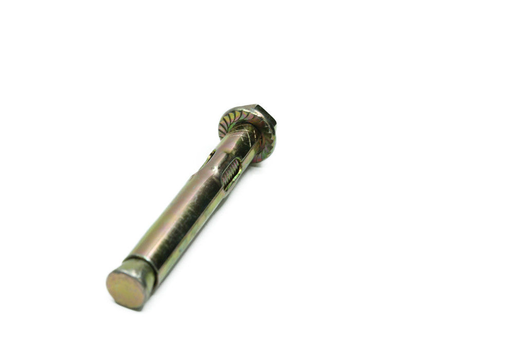Carbon steel Class4.8 8.8 Zinc Yellow Plated Chemical Anchor Bolts Nuts Washers Set Sleeve Anchor Bolts